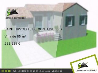 Villa A vendre Saint hippolyte de montaigu 85m2 - 238 259 Euros