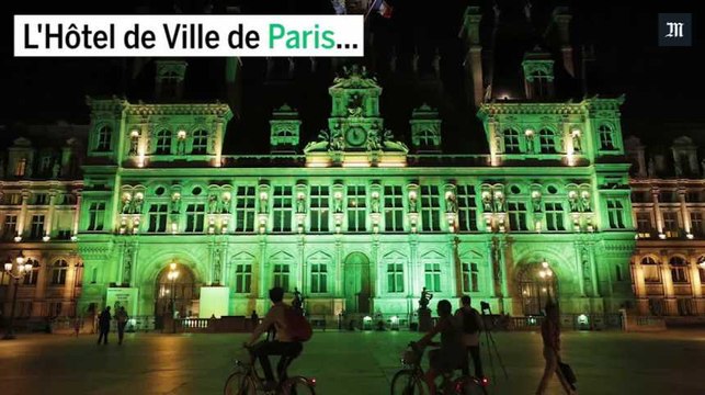 Accord de Paris : des bâtiments illuminés de vert pour protester contre Donald Trump