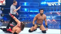 AJ Styles Vs Jinder Mahal One On One Full Match At WWE Smackdown Live