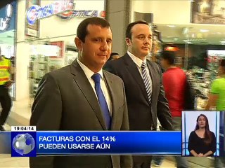 Aún se pueden usar las facturas con el 14 por ciento