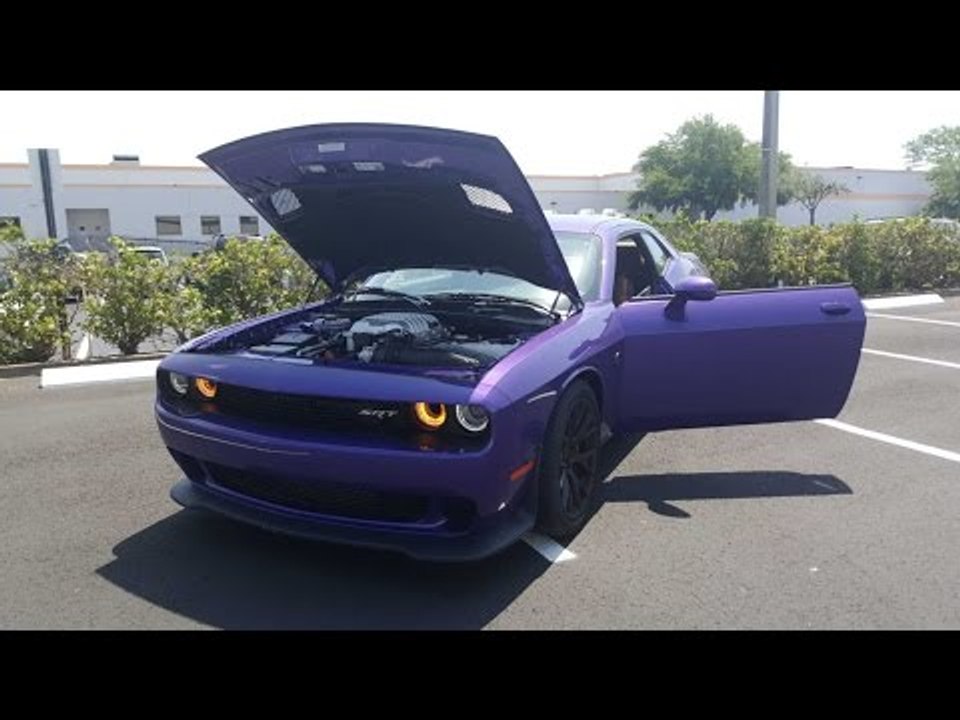 Plum Crazy Purple 2016 SRT Challenger Hellcat Review