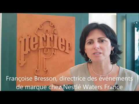 Françoise Bresson, directrice des événements de marque et du développement Durable de Nestlé Waters France