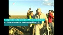 Les images du retour sur Terre de Thomas Pesquet et d'Oleg Novitski