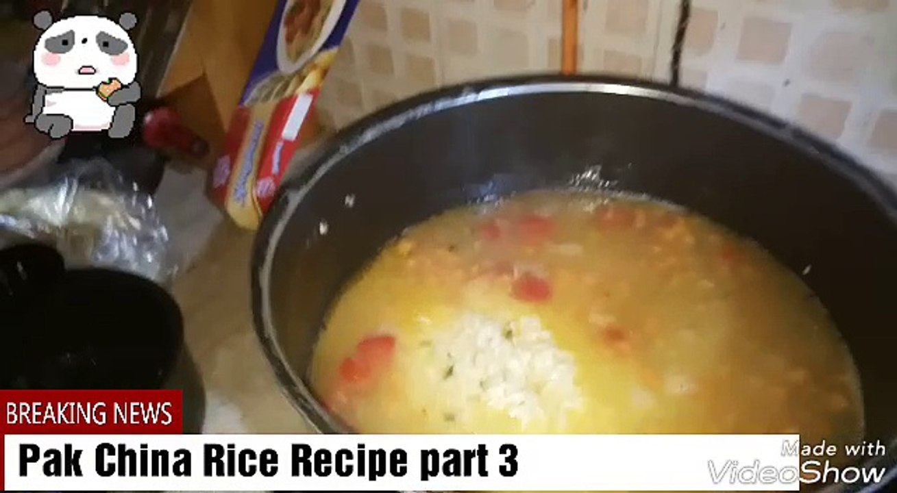 Pak China Rice Recipe Part 3