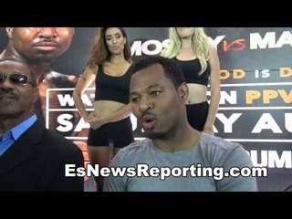 shane mosley what he would do to mayorga if no one was in the room - EsNews