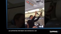 Paris Saint-Germain : des supporters perturbent une hôtesse de l'air dans un avion (vidéo)