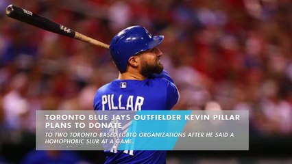 Blue Jays’ Kevin Pillar donates to LGBTQ groups after homophobic slur