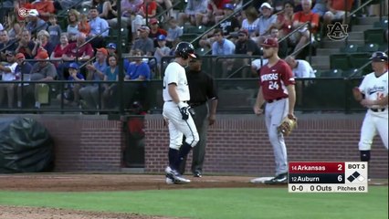 Auburn Baseball vs Arkansas - Game 1 Highlights ⚾