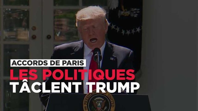 Merkel, Obama, Hulot, Duflot... : les politiques taclent Trump après sa sortie des accords de Paris