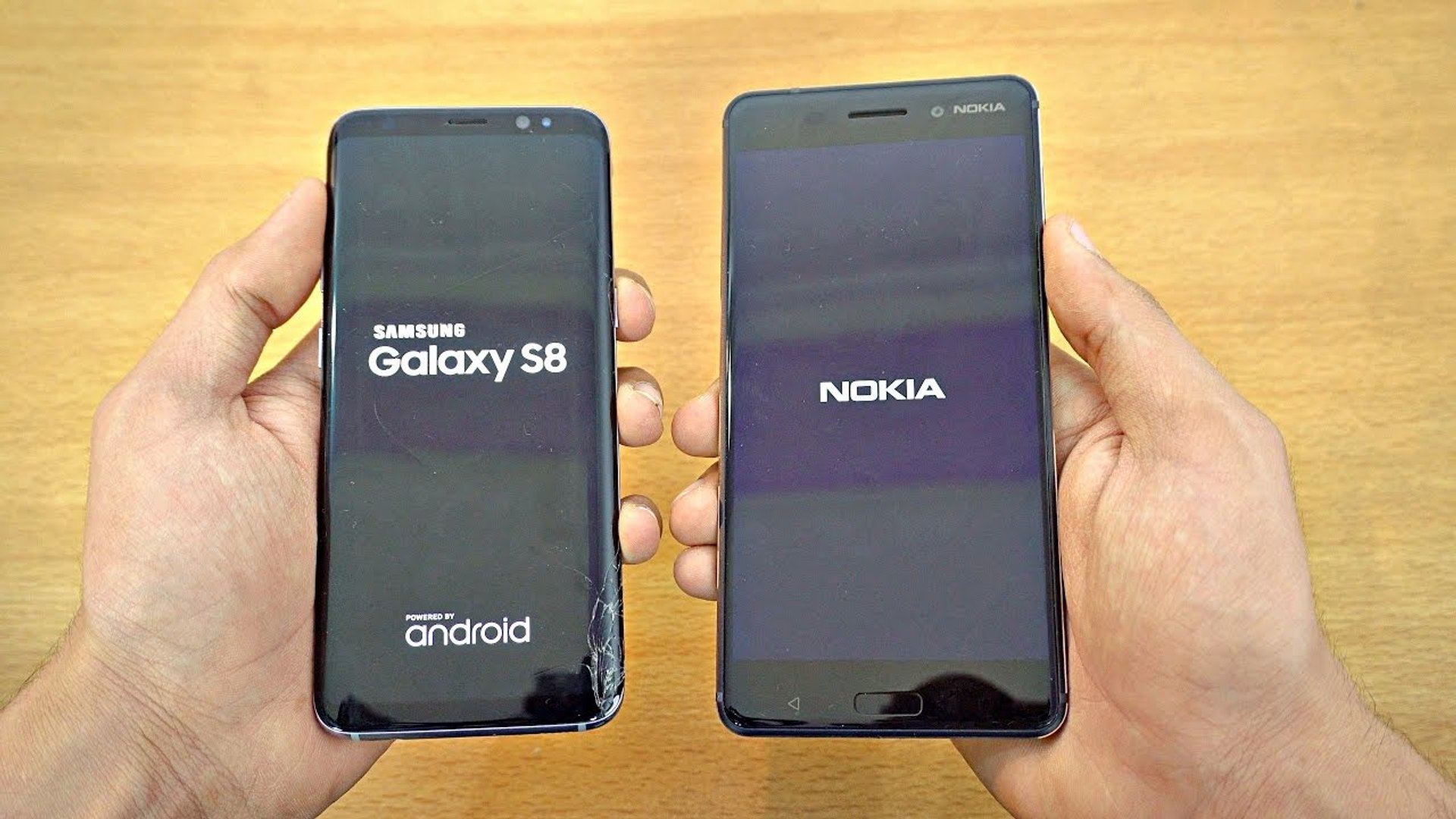⁣Samsung Galaxy S8 vs NOKIA 6 - Speed Test! (4K)