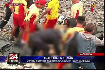 Ejército sobre militares ahogados en playa Marbella: "Actividad no estaba programada ni autorizada"