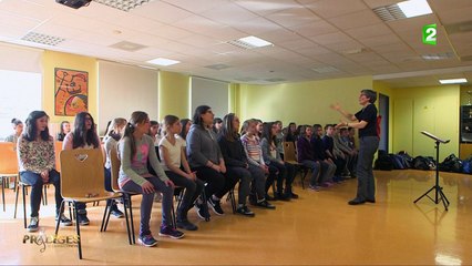 La préparation des chorales pour le Grand Concert des Prodiges