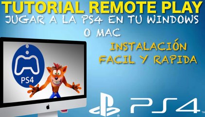 REMOTE PLAY TUTORIAL USA TU PS4 DE FORMA REMOTA