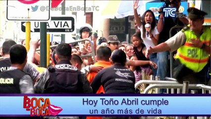 Hoy Toño Abril cumple un año más de vida