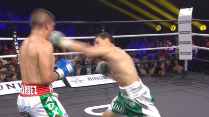 Boxe - Palais des sports - Le crochet de Nordin Oubaali