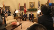 President Trump Meets With Vietnamese Prime Minister And Dodges Climate Questions