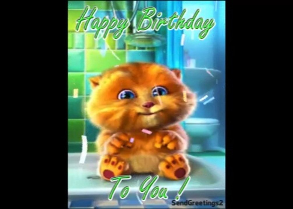 Birthday wishes from Rex and me......he daid since e is a ginger cat we had to send a ginger birthday wish with lots of puurrrrfect love