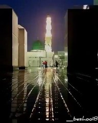 Beautiful Rain at Roza e Rasool (PBUH)