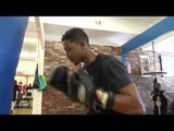 boxing prospect joe working on his dream - knows how to box off youtube videos  - EsNews Boxing