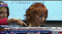 En larmes, la comédienne Kathy Griffin a accusé cette nuit Trump et sa famille de tenter de ruiner sa vie