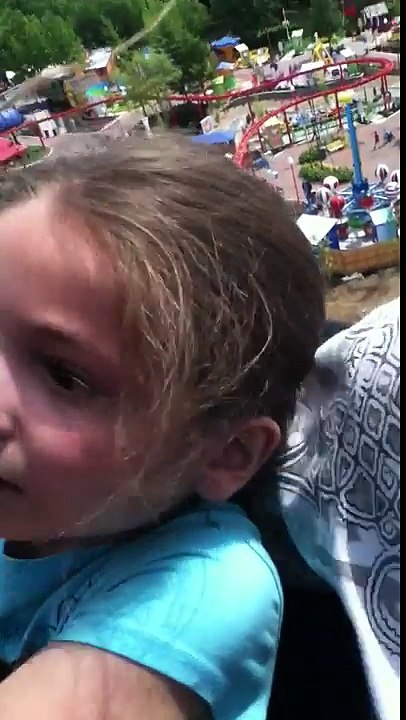 First Roller Coaster Funny Girl Mamba Worlds of Fun