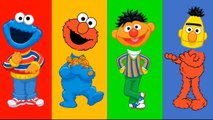 Wrong Heads Sesame Streets Elmo Bert and Ernie Cookie Monster Finger Family Nursery Rhyme Song