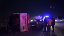 Adana - Otomobil Ile Kamyon Çarpıştı: 1 Ölü, 7 Yaralı