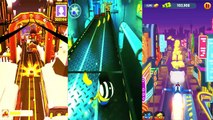 Subway Surfers vs Talking Tom Gold Run Hawaii vs Minion Rush games Learn Colors Kids Cartoons # 4,Cartoons animated anime game 2017
