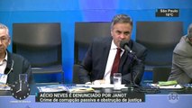 Aécio Neves é denunciado por corrupção passiva e obstrução de Justiça