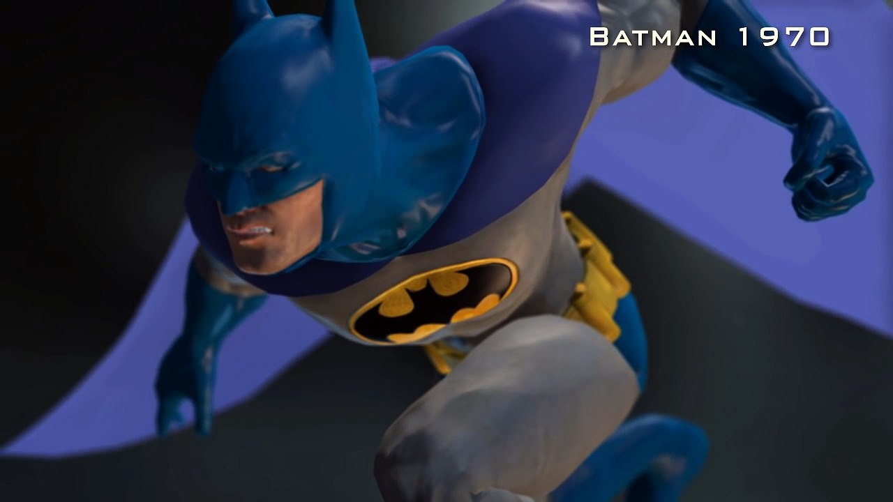 All Batman Costumes (Earth 1, Sinestro Corps, Batman Beyond, Dark Knight, Batman Inc, Year One)