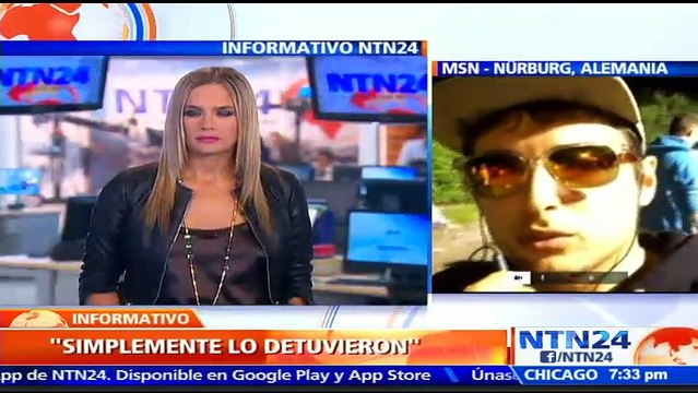 Detuvieron la canción dijeron que tenían que parar todo porque había una alarma de terrorismo : Jérome Toledo asistente a Rock am Ring en Alemania