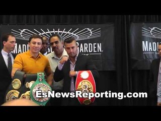 GGG Golovkin vs David Lemieux Very Friendly Faceoff But Oct 17 all business - EsNews