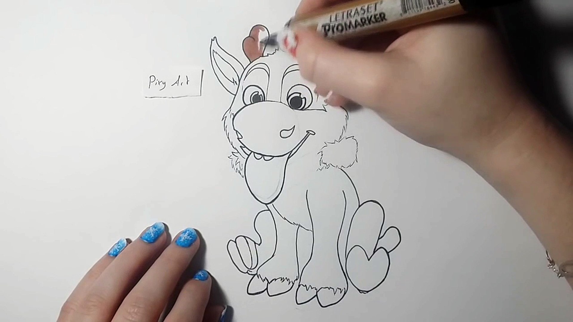 Dessiner Sven De La Reine Des Neiges Tutoriel Wcud3t Bkig Video Dailymotion
