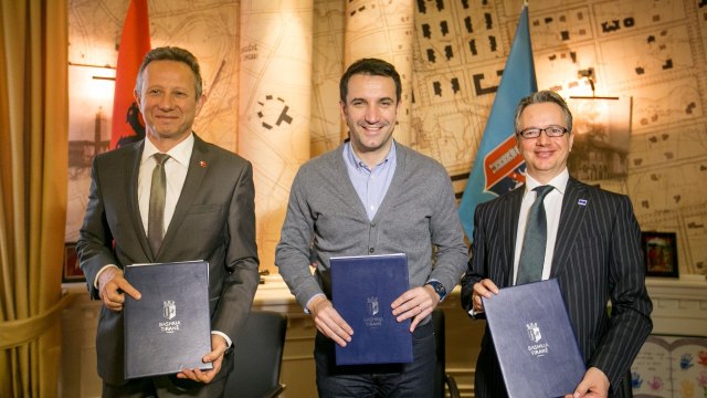 Report TV - Veliaj Memorandum Bashkëpunimi me KiE dhe Ambasadën e Zvicrës