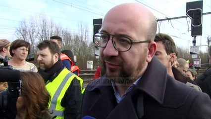 Treni del nga shinat në Bruksel - Top Channel Albania - News - Lajme