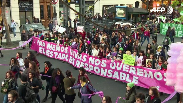 Nos matan volvió a gritar en Argentina movimiento Ni una menos