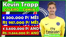 22. Os Salários dos Jogadores do PSG 2017