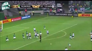 35.Palmeiras x Atlético Tucumán - Melhores Momentos & Gol - Libertadores 2017 1°T