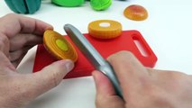 Learn Names of Fruits and Vegetables Toy Cutting Velcrwerwerered Vegetables