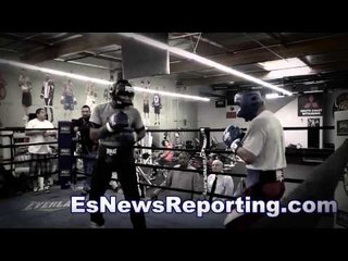 Mikey Garcia 140 Sparring #3 In World 154 Fighter - esnews boxing