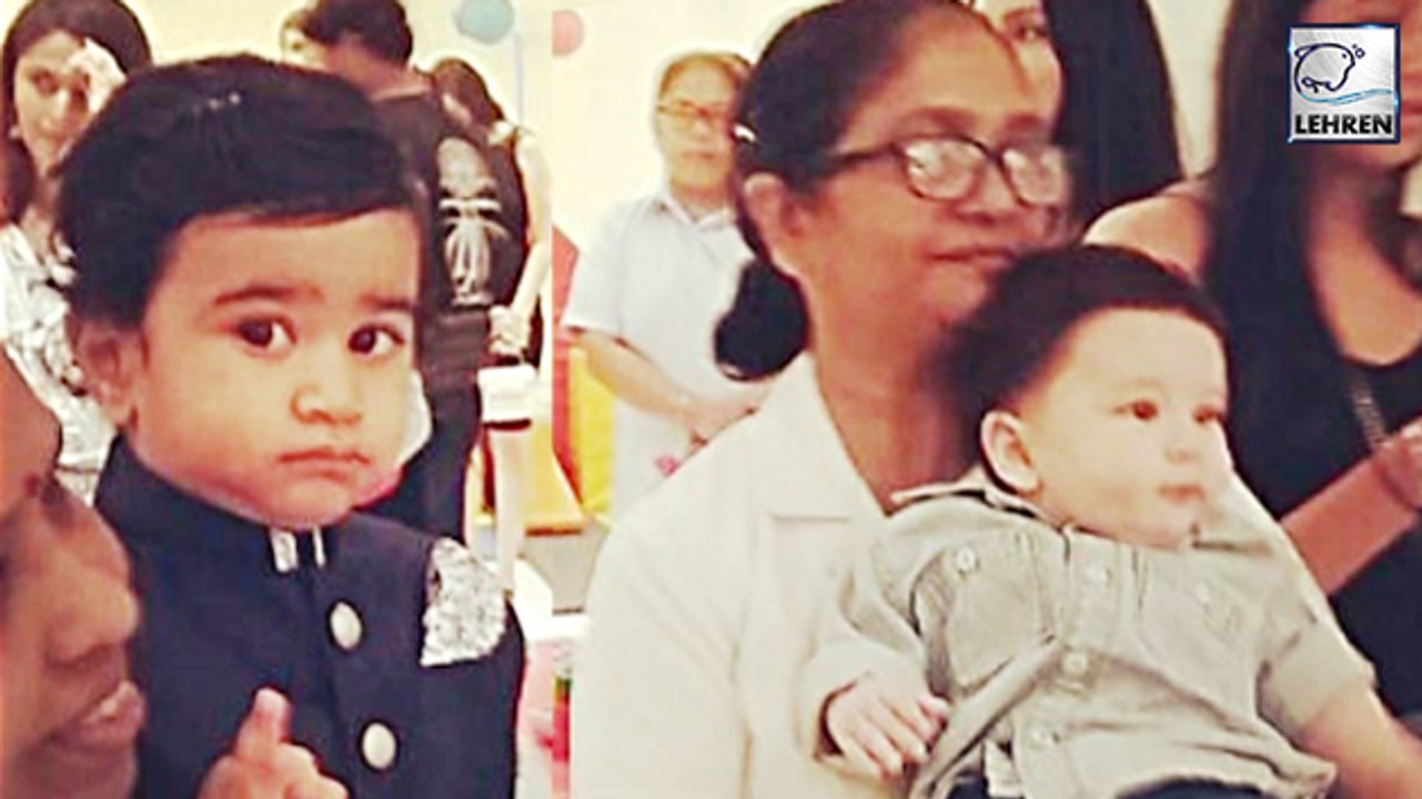 Kareena's Baby Taimur's Candid Moment With Tusshar's Son Laksshya