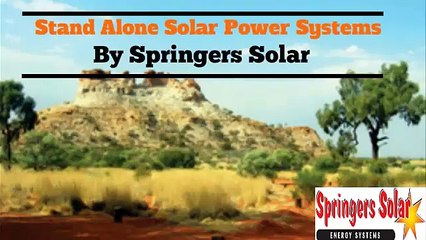 Stand Alone Solar Power Systems By Springers Solar