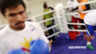 Training With Manny Pacquiao (HBO Box