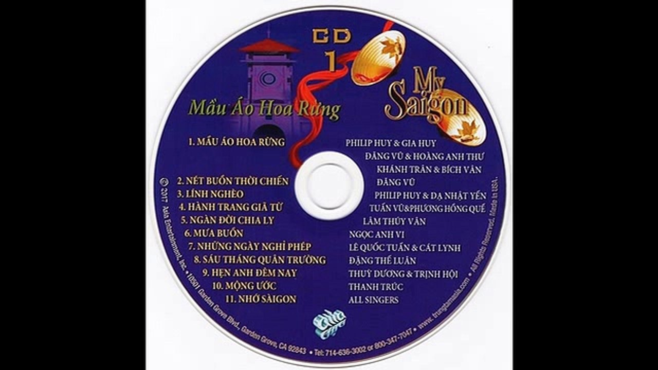 asia golden 5 - sài gòn của tôi CD1