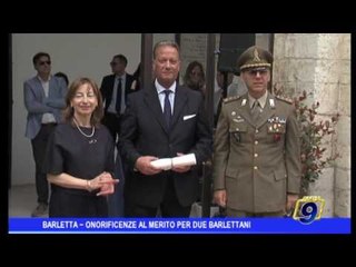 Barletta  | Onorificenze al merito per due barlettani dell'UNIMRI