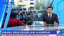 Ratusan Mahasiswa di Makassar Protes Penyegelan Kampus