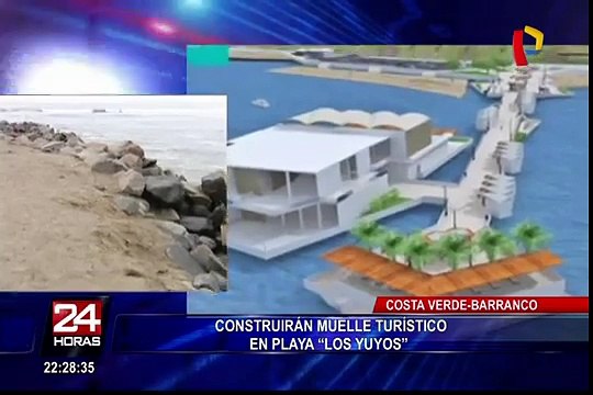 Construirán muelle turístico en playa “Los Yuyos” de Barranco