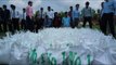 Hotel Managemnet students of Manipal University donates rice to homeless people