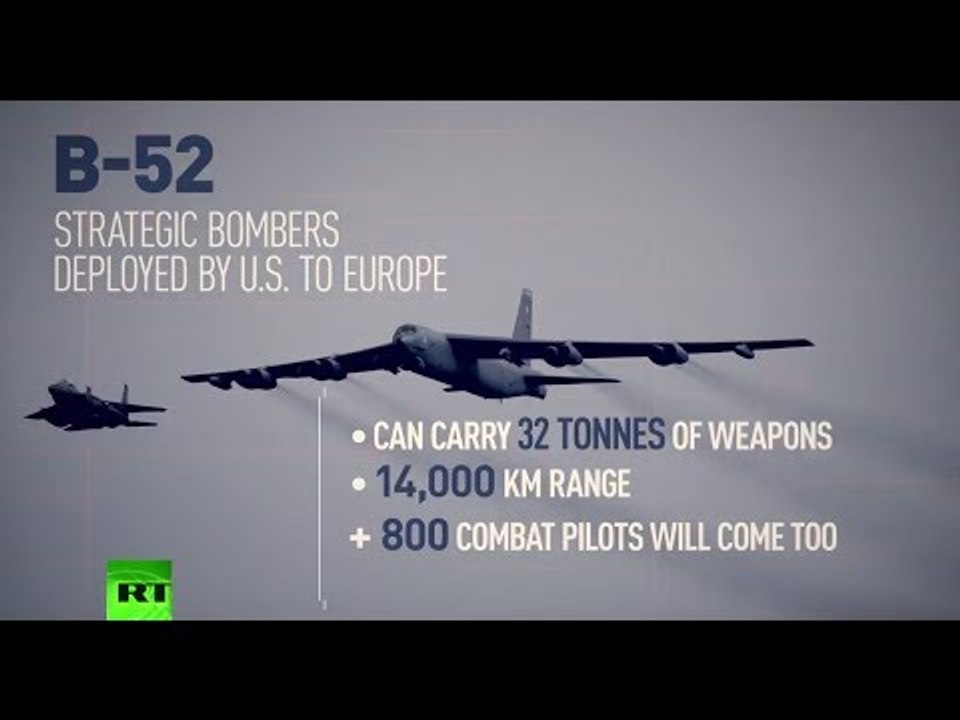 B-52 bombers deployed by US to Europe for NATO drills near Russian borders