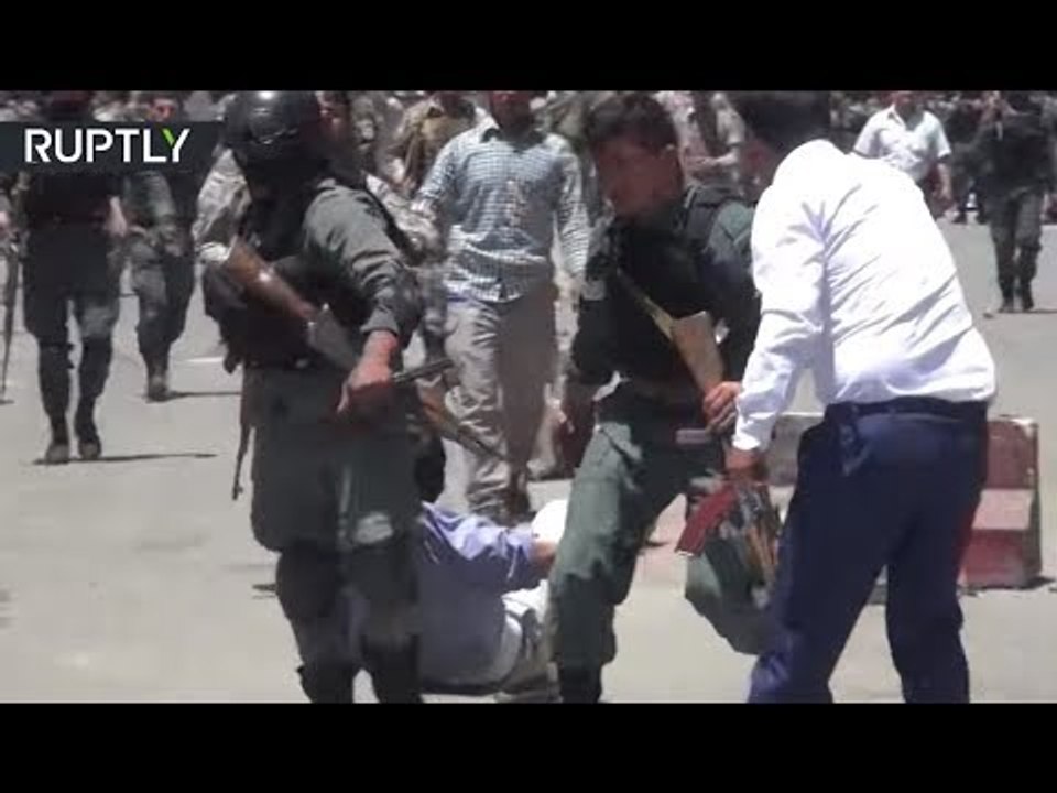 5 protesters dead, dozens police officers injured in clashes at site of Kabul blast